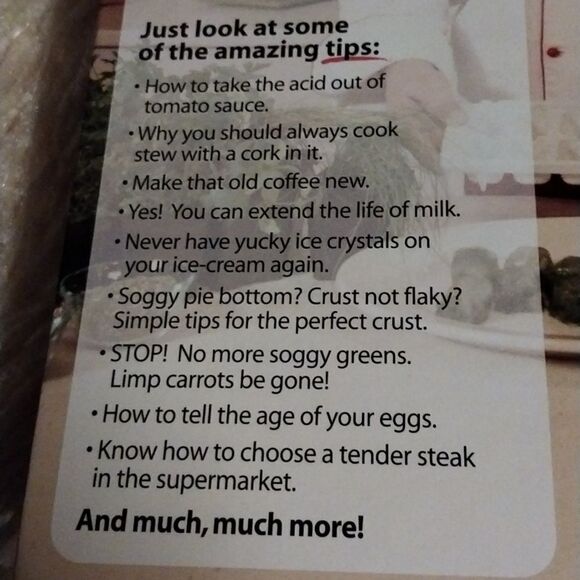 NWOT Grandma Knows Best   Great Kitchen Secrets Chef Tony Notaro - Picture 3 of 8